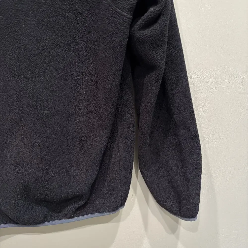 Patagonia Women's Synchilla Snap-T Fleece Pullover Black - Size: Medium - Picture 7 of 10